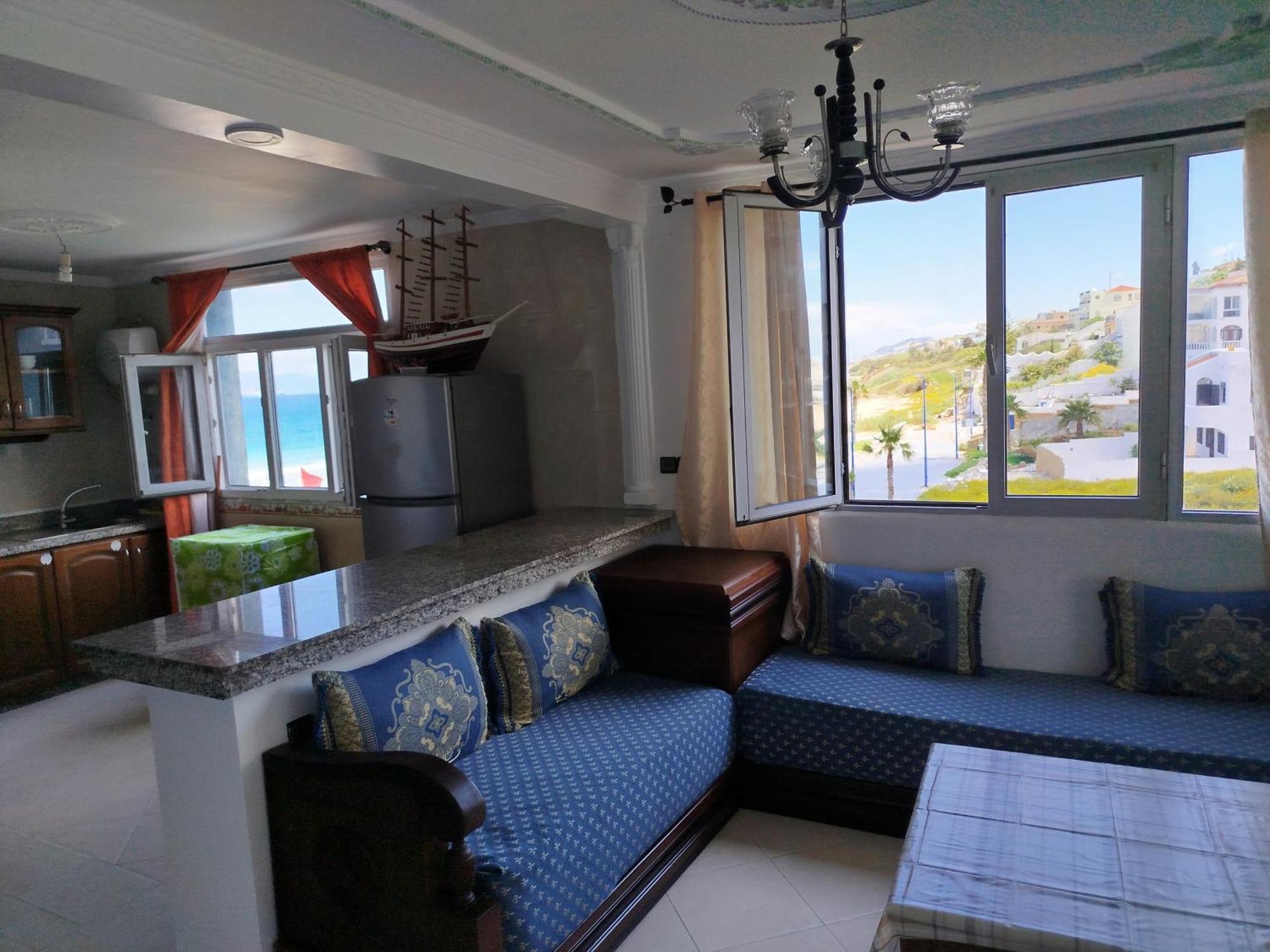 Apartment Corniche Ksar Sgher Ksar Sghir Eksteriør billede